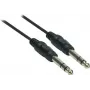 Good Connections 6,3 mm plugi - 6,3 mm plugi audiokaapeli, 1,5 m, nikkelöity, musta 1963-015