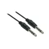 Good Connections 6,3 mm plugi - 6,3 mm plugi audiokaapeli, 1,5 m, nikkelöity, musta 1963-015