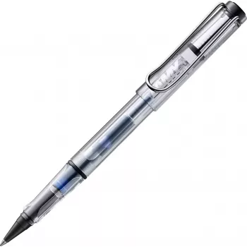 LAMY Safari rollerball-kynä Vista läpinäkyvä T10 mustepatruunalla 1240198