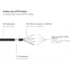 GoodConnections Alcasa 8060-400S Cat6 S/FTP Kytkentäkaapeli, RJ45 uros-uros, 40 m, kullattu