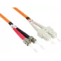 GoodConnections OM2 duplex multimode kuitu-patchkaapeli ST/SC, 50/125µm, 5m, oranssi LW-805TC
