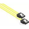 GoodConnections SATA 6 Gb/s -kaapeli metalliklipsillä, 0,50 m, keltainen 5047-A05Y