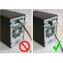 GoodConnections Cat. 5e F/UTP patchkaapeli, 2m, musta, 90° suoraan RJ45 805S-020EWI