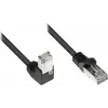GoodConnections Cat. 5e F/UTP patchkaapeli, 2m, musta, 90° suoraan RJ45 805S-020EWI