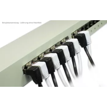 Good Connections Cat. 5e F/UTP patch-kaapeli, valkoinen, 3 m, 90° alaspäin kulmaliittimillä RJ45 805W-030WI