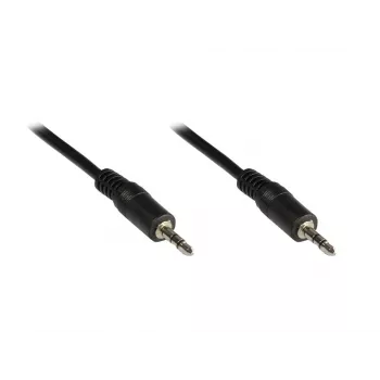 GoodConnections 3,5 mm stereo-kuulokekaapeli 2,5 m uros-uros, musta 1970-02