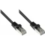 Alcasa 855S-015 Cat5e SF/UTP Kytkentäkaapeli, RJ45, 1,5 m, musta