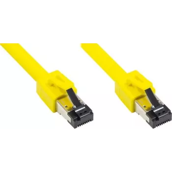 GoodConnections Alcasa Cat8.1 S/FTP Ethernet-patch-kaapeli, RJ45, keltainen, 1,5 m 8080-015Y