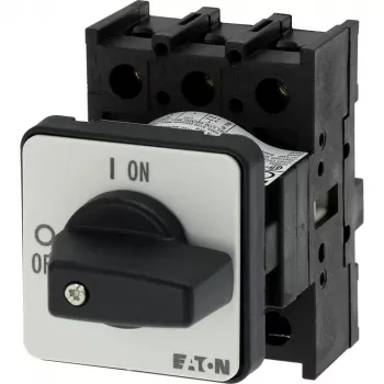 Eaton P1-25/E 3-napainen pääkytkin-erotuskytkin, 25 A, IP65, musta/valkoinen 038724