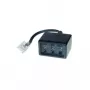 Alcasa T3A-NFN RJ-45 Sovitin, uros/naaras, musta