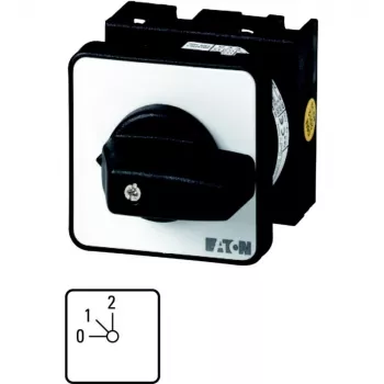 Eaton T0-1-8240/EZ pintakytkin, 1-napainen, 20 A, 690 V AC, IP65, uppoasennus, musta/valkoinen 043597