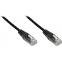 Good Connections Cat. 6 U/UTP verkkokaapeli, 0,5 m, musta 806U-005S