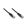 Good Connections Cat. 6 U/UTP verkkokaapeli, 0,5 m, musta 806U-005S