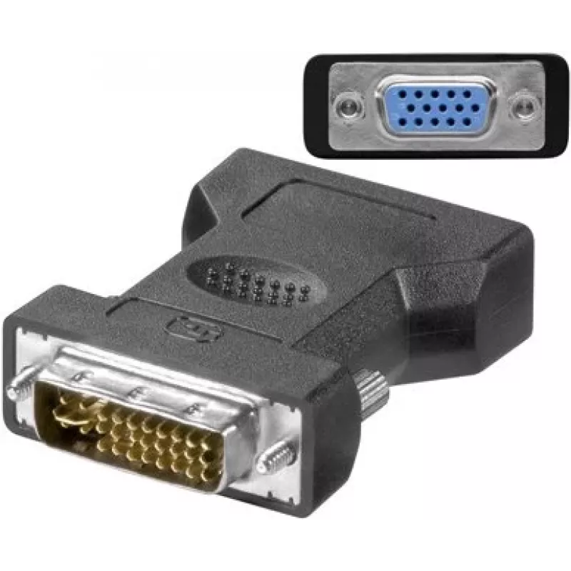 GoodConnections VGA-liitäntä DVI 24+5 pistokeadapteri (VGA-DVI)