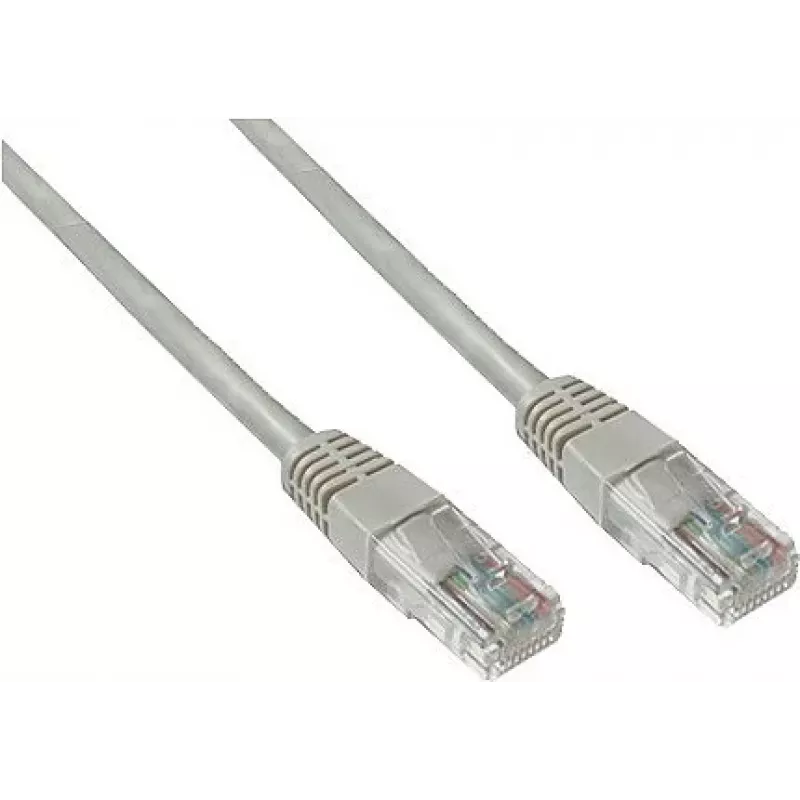 GoodConnections Cat. 6 U/UTP verkkokaapeli, harmaa, 1 m (806U-010)