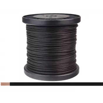 Donau Elektronik 218-11-100 johdin 2 x 0,14 mm² musta 100 m