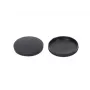 GoodConnections Alcasa 9870-65 etulinssuojus 65 mm Center-Pinch Snap-On musta