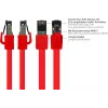 GoodConnections Alcasa 8080-015R Cat8.1 S/FTP verkkokaapeli 1,5 m punainen