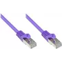 GoodConnections Alcasa 0,3 m Cat5e SF/UTP RJ45 verkkokaapeli, violetti 855V-003