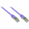GoodConnections Alcasa 0,3 m Cat5e SF/UTP RJ45 verkkokaapeli, violetti 855V-003