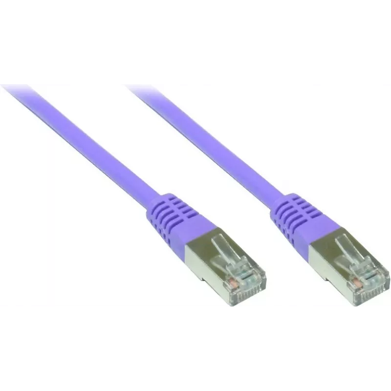 GoodConnections Alcasa 0,3 m Cat5e SF/UTP RJ45 verkkokaapeli, violetti 855V-003