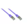 GoodConnections Alcasa 0,3 m Cat5e SF/UTP RJ45 verkkokaapeli, violetti 855V-003