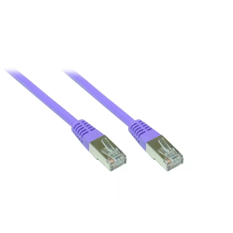 GoodConnections Alcasa 0,3 m Cat5e SF/UTP RJ45 verkkokaapeli, violetti 855V-003