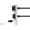GoodConnections IC01-16U3102-010 S1 teollisuus-USB-C-kaapeli, USB 3.2 Gen 2, liitin – paneeliin asennettava liitäntä, M16, IP65/67, 1 m