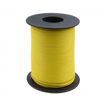 Donau Elektronik 105-3-100 asennusjohdin 1 x 0,20 mm² keltainen 100 m