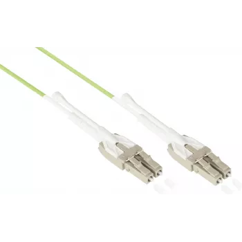GoodConnections OM5 LC/LC duplex Uniboot kuitu-patchkaapeli, 5m, LSZH, limetinvihreä LW-U815LC5