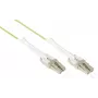 GoodConnections OM5 LC/LC duplex Uniboot kuitu-patchkaapeli, 5m, LSZH, limetinvihreä LW-U815LC5