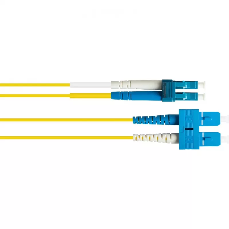 GoodConnections LW-930LS OS2 Yksimuoto Duplex valokaapelin kytkentäkaapeli, LC/SC, 9/125, 30 m