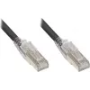 Good Connections Cat.6A S/FTP LSZH patchkaapeli RNS Latch-suojalla, musta, 3m 8060-HV030S