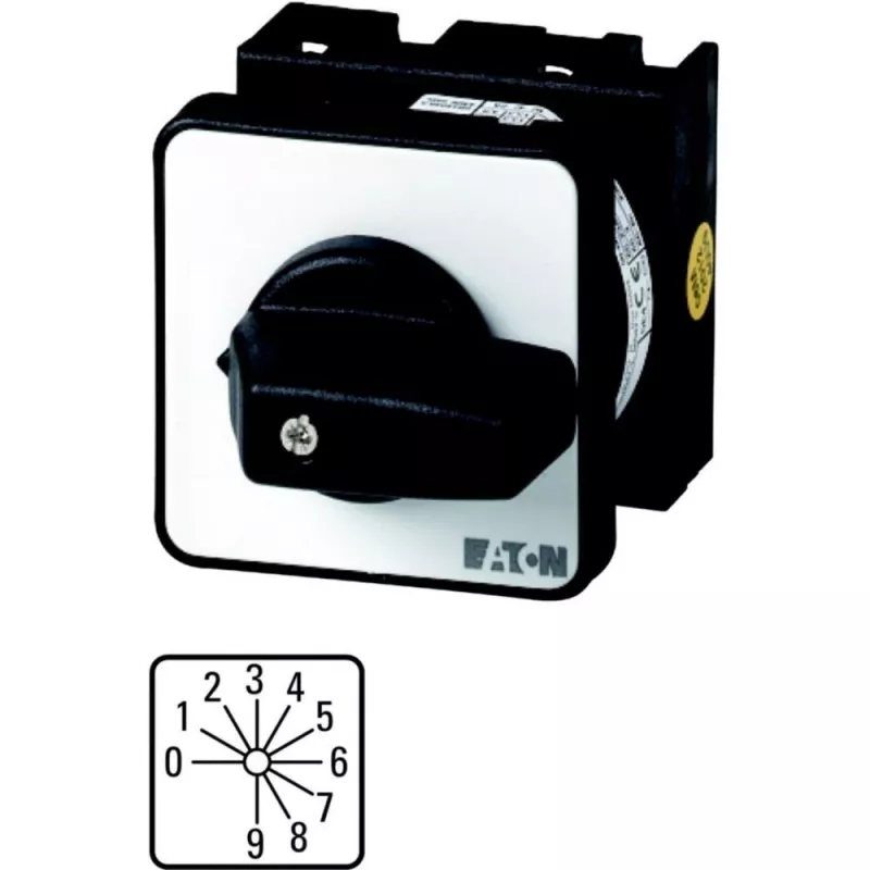 Eaton ohjauskytkin 6,5 kW 6 A 10 asentoa (T0-4-15602/E)
