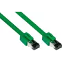GoodConnections Alcasa 8080-005G Cat8.1 S/FTP patchkaapeli, 0,5 m, vihreä
