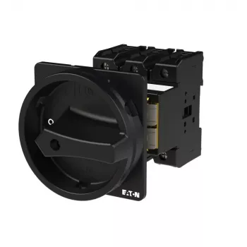 Eaton P3-100/V/SVB-sw pääkytkin, 3-napainen + N, 100 A, 690 V AC, IP65, musta kiertokahva 064976