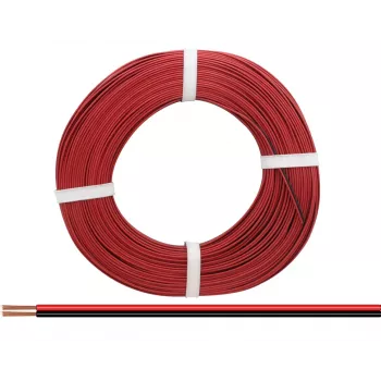 Donau Elektronik 218-50 johdin 2 x 0,14 mm² punainen/musta 50 m