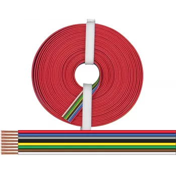 Donau Elektronik 225-885-10 8-säikeinen johdin 0,25 mm², 10 m, monivärinen