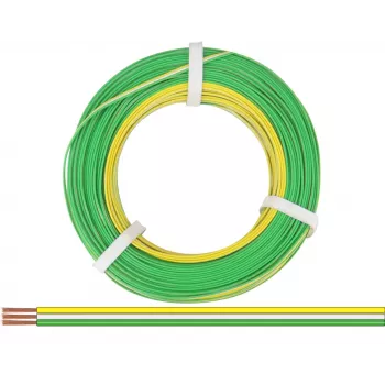 Donau Elektronik 318-354-50 johdin 3 x 0,14 mm² keltainen, valkoinen, vihreä 50 m