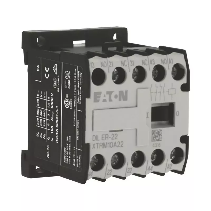 Eaton DILER-22-G(24VDC) minikontaktori, 4-napainen, 2NO+2NC, 24 V DC käämi 010042