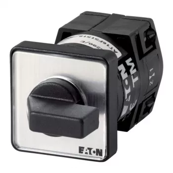 Eaton TM-1-15431/E metallivipukytkin, 1-napainen, 16 A, 250 V, paneeliasennus, musta käyttövipu, metallikotelo 025045