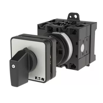 Eaton T3-3-8401/Z 3-napainen kytkin, 32 A, 690 V AC, IP65, musta/hopea 035739