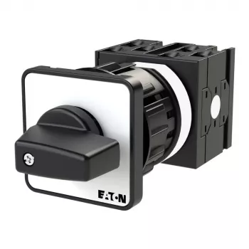 Eaton 050724 T0-3-15513/EZ ON-OFF-kytkin, 3-napainen, 20 A, etuasennus, IP65, musta kahva
