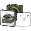 Eaton T0-3-8222/E 3-napainen kytkin 20A 690V AC, musta/hopea 048339