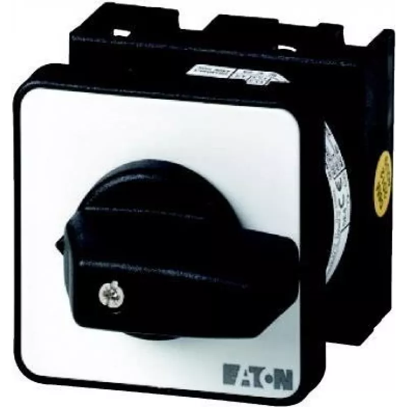 Eaton T0-3-8222/E 3-napainen kytkin 20A 690V AC, musta/hopea 048339