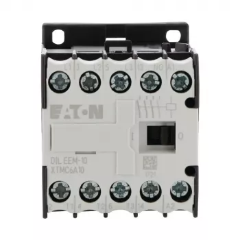 Eaton DILEEM-10-G 24V DC apukontaktori, 1NO, 690V, musta/valkoinen 051643