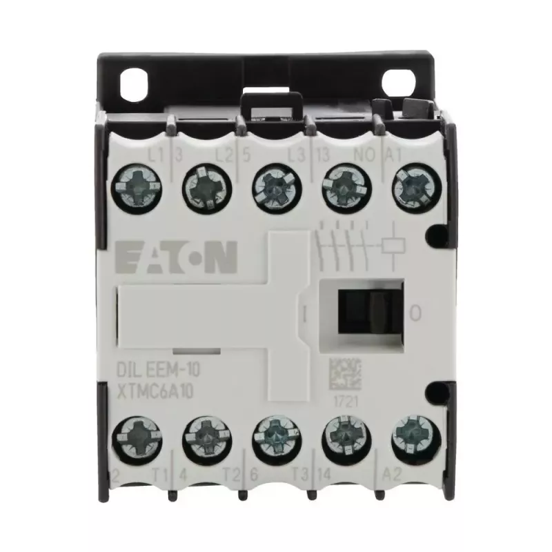 Eaton DILEEM-10-G 24V DC apukontaktori, 1NO, 690V, musta/valkoinen 051643