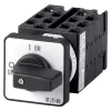Eaton T0-6-15866/E 3-napainen kytkin 20A 690V AC IP65 etu, musta/hopea 055460