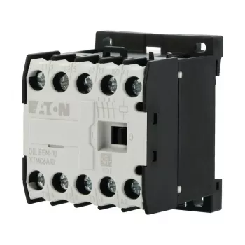 Eaton DILEEM-10 minikontaktori - 3-napainen, 230 V AC käämi, 9 A, 4 kW, 1 NO apukosketin, DIN-kiskoasennus, IP20, musta/valkoinen 056674