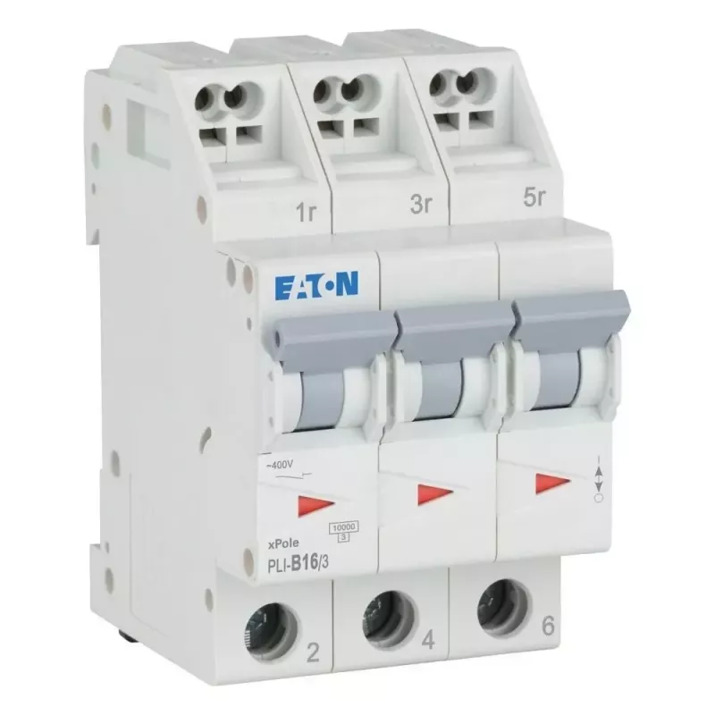 Eaton PLI-B16/3 johdonsuojakatkaisija tyyppi B 16 A 3-napainen 101314